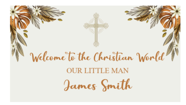 Baptism banner 1-Banner House
