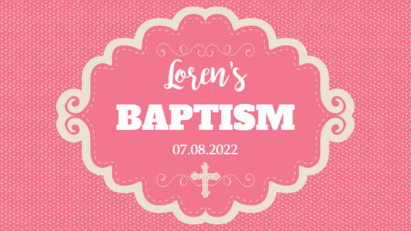 Baptism Banner 4