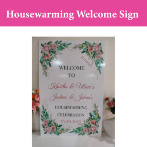 Housewarming Party Welcome Sign