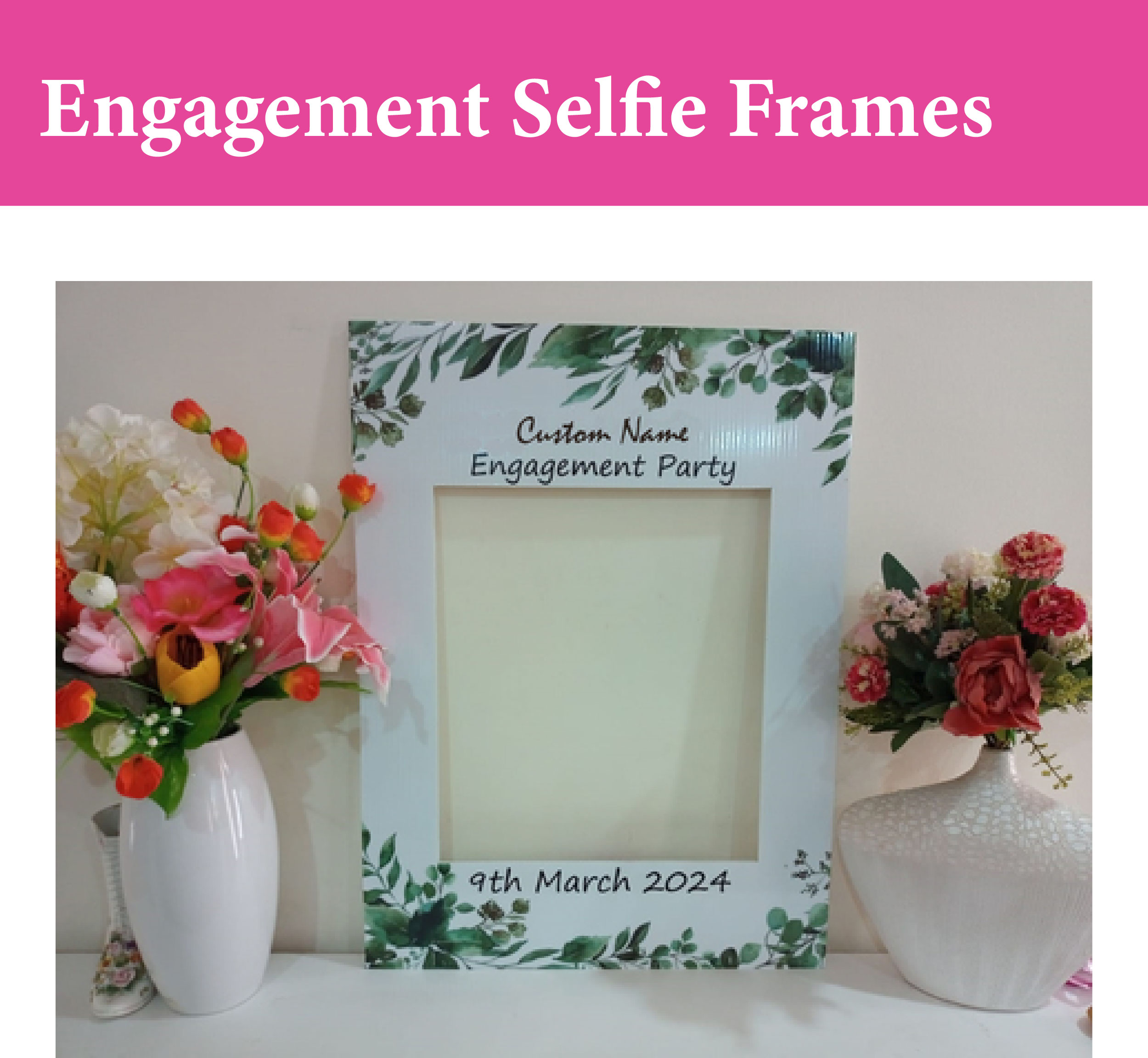 Engagement Selfie Frames Engagement Selfie Frames