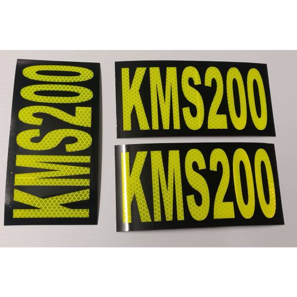 Hi Vis Asset Number Sign Hi Vis Asset Number Sign