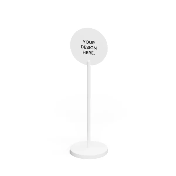 Round Standing Sign - Banner House