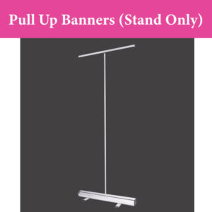 Pull-up-banners stand